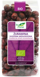 Żurawina suszona niesłodzona BIO 50g - Bio Planet