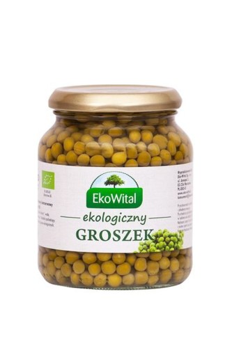 Groszek zielony w zalewie BIO 350g / 230g - Ekowital-2482