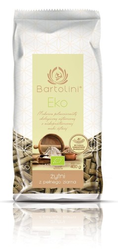 Makaron żytni pełnoziarnisty * Rurka* BIO 250 g Bartolini -2514