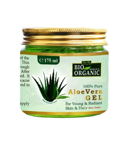 Żel aloesowy Aloe Vera do skóry i włosów, ECO 175 ml - Indus Valley-2106