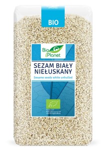 Sezam biały niełuskany BIO 1kg - Bio Planet 