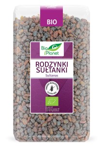 Rodzynki sułtanki bezglutenowe BIO 1kg - Bio Planet