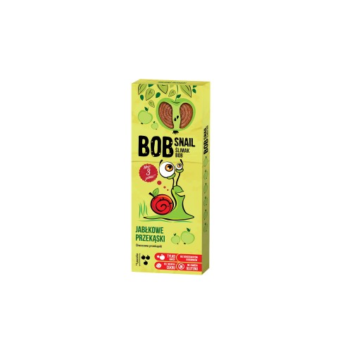 Bob Snail - Owocowa przekąska bez cukru bezglutenowa *Jabłko* 30g -2632