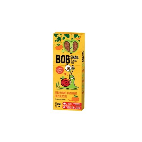 Bob Snail - Owocowa przekąska bez cukru bezglutenowa *Jabłko-Dynia* 30g -2631