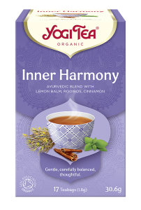 Herbatka ziołowo-korzenna Inner Harmony Wewnętrzna harmonia BIO  (17 x 1,8g) 30,6g - Yogi Tea