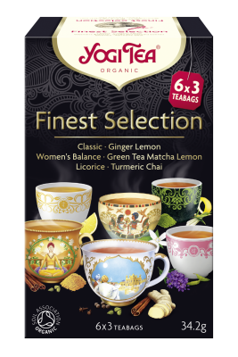 Herbatka Finest Selection Wyborny Zestaw BIO 34,2g (18 torebek (6 x 3 torebki) - Yogi Tea-2660
