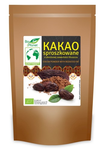 Kakao sproszkowane o obniżonej zawartości tłuszczu BIO 200g - Bio Planet-2700