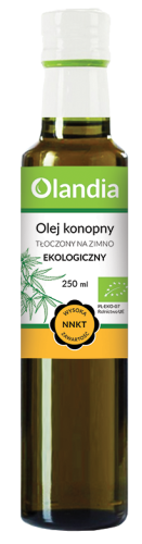 Olej z konopi tłoczony na zimno BIO 250ml - Olandia-2711