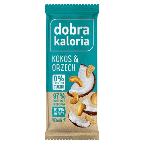 Baton owocowy *Kokos i orzech*  35g - Dobra Kaloria-2723