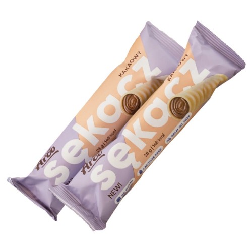 Sękacz o smaku kakaowym bez cukru, bez laktozy 28g - Arco Sweets-2748