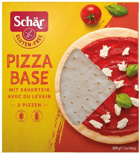 Spody do pizzy bezglutenowe (2X150 g) 300g - Schar-2835