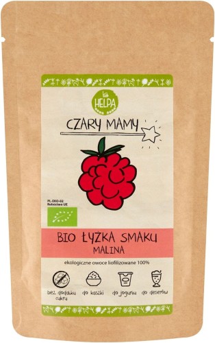 Łyżka smaku Malina (liofilizowana sproszkowana malina) BIO 40g - HELPA-2861