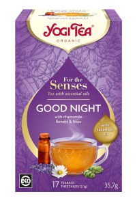 Herbata ziołowa z lawendowym olejkiem eterycznym Good Night - Spokojna Noc BIO (17 x 2,1g) 35,7g - Yogi Tea