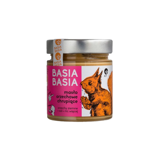 Krem masło orzechowe chrupiące 210g - Basia Basia-2696