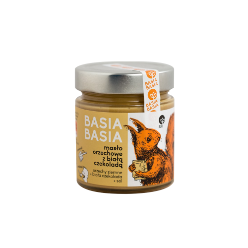 Krem Masło orzechowe z białą czekoladą 210g - Basia Basia-2747