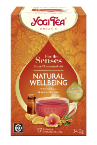 Herbata ziołowo-owocowa z hibiskusem i rokitnikiem i mandarynkowym olejkiem eterycznym BIO (17 x 2g) 34g - Yogi Tea