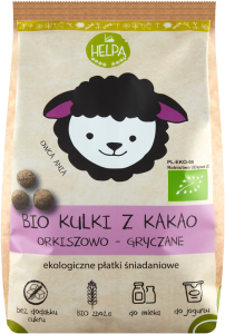 Kulki orkiszowo - gryczane z kakao BIO 160g - HELPA