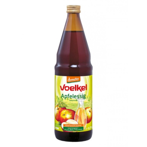 Ocet jabłkowy naturalnie mętny BIO 750ml Voelkel Demeter-140