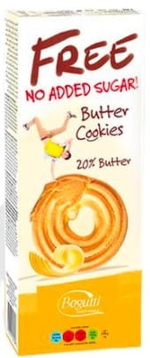 Ciasteczka maślane 20% bez cukru 135g - Bogutti-2918