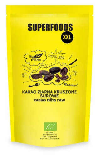 Kakao ziarna kruszone surowe BIO 600g - Bio Planet-2965