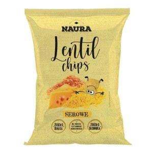 Chrupki z soczewicy Ser Cheddar 70g - Naura