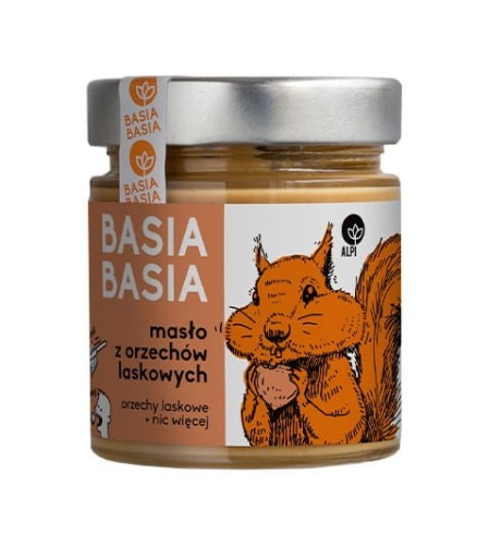 Krem z orzechów laskowych 210 g Basia Basia - Alpi-3041