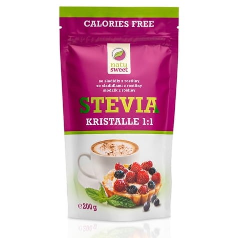 Stewia w kryształkach 200g -  Natusweet-3057