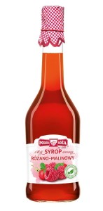 Syrop różano - malinowy 500ml Polska Róża