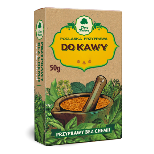 Przyprawa do kawy (kartonik) 50g - Dary Natury-3131