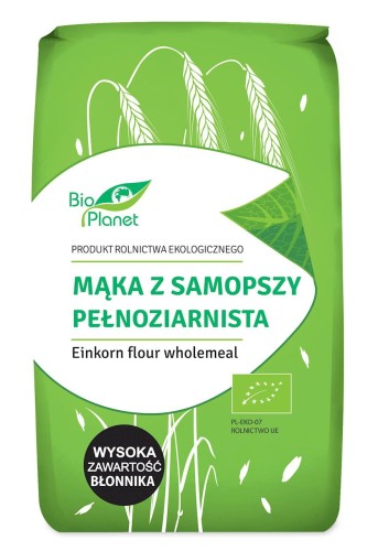 Mąka z samopszy pełnoziarnista BIO 500g - Bio Planet-3132