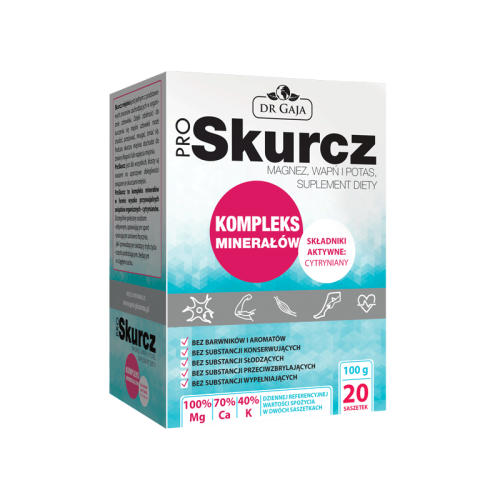 Pro Skurcz kompleks minerałów 20 saszetek - Dr Gaja-3148