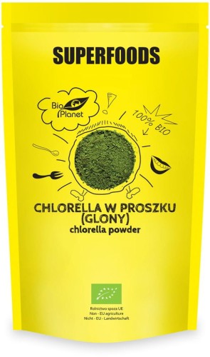 Chlorella w proszku (glony) BIO 200g - Bio Planet-3160