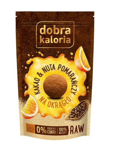 Kulki Mocy *Kakao i nuta pomarańczy* 65g - Dobra Kaloria-3174