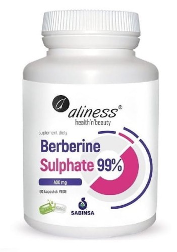 Berberyna 400mg 60 kapsułek - Aliness-3197