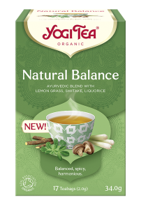 Herbata Naturalna Równowaga z Shitake Natural Balance BIO (17 x 2g) 34g - Yogi Tea