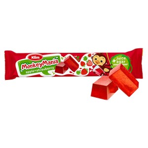 Galaretki Monkey Mania *Jabłko-truskawka* 39g - Klim