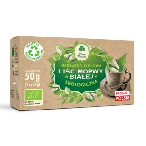 Morwa biała liść BIO (25x2g) 50g - Dary Natury