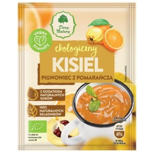 Kisiel Pigwowiec z Pomarańczą BIO 30g - Dary Natury