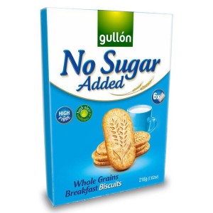 Ciastka ze zbóż pełnoziarnistych, bez dodatku cukrów 216g -  Gullón 