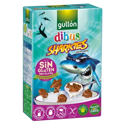 Ciasteczka bezglutenowe Rekinki 250g - Gullón-3283