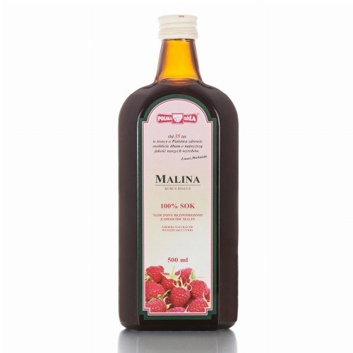 Sok 100% z malin 500ml Polska Róża-239