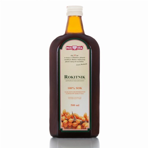 Sok 100% z rokitnika 500ml Polska Róża-247