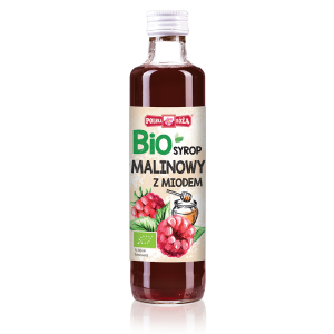 Syrop malinowy z miodem BIO NFC 250ml Polska Róża