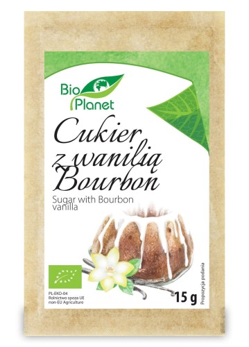 Cukier z wanilią Bourbon BIO 15g - Bio Planet-3325