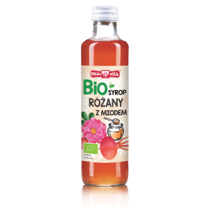 Syrop różany z miodem BIO NFC 250ml Polska Róża