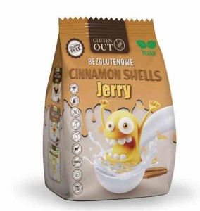 Muszelki śniadaniowe z cynamonem bezglutenowe 375g - Gluten Out