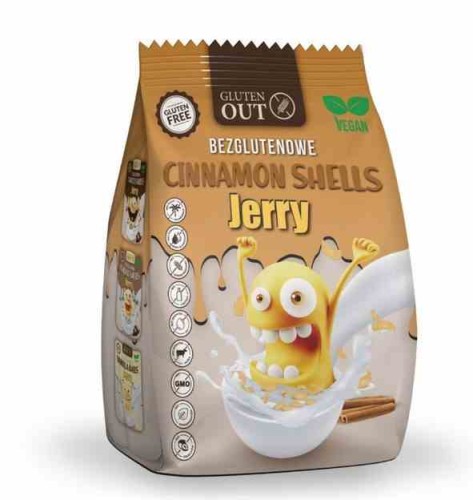 Muszelki śniadaniowe z cynamonem bezglutenowe 375g - Gluten Out-3380