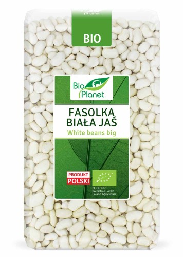 Fasolka Biała Jaś BIO 1kg- Bio Planet-3381