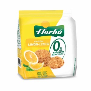 Ciastka o smaku cytrynowym bez dodatku cukru 130g - Florbu