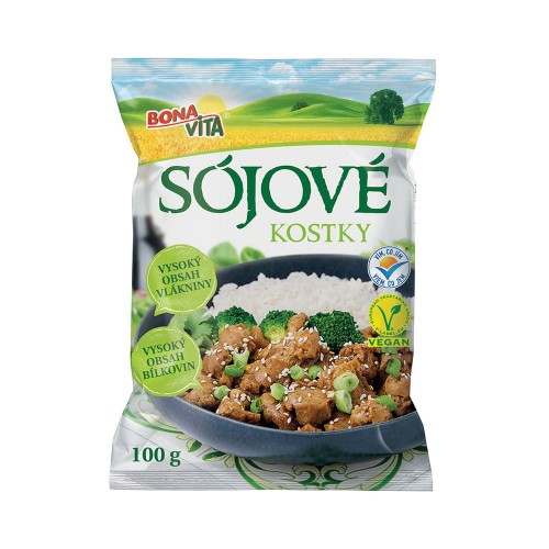 Kostki sojowe 100 g - Bona Vita-3412